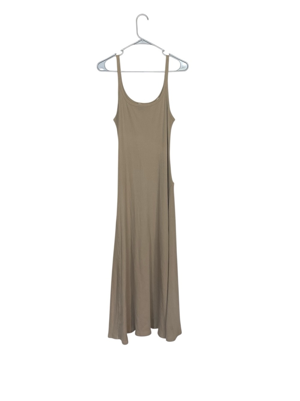 Buck Mason Putty Surplus Rib Scoop Neck Tank Dress size medium